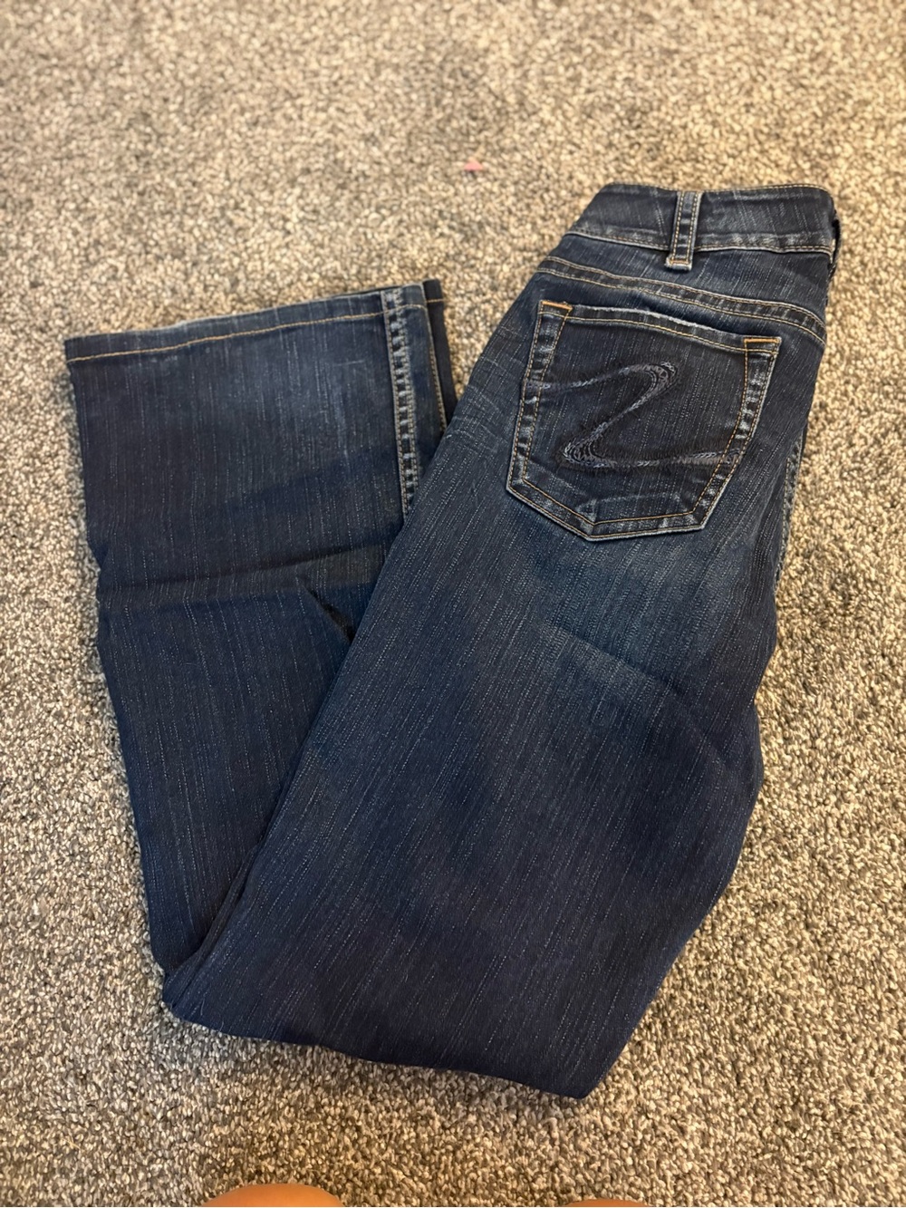 BKE Women's Dark Blue Straight Leg Jeans